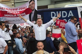 Prezydent Andrzej Duda 26 czerwca 2020 r. w Rybniku.