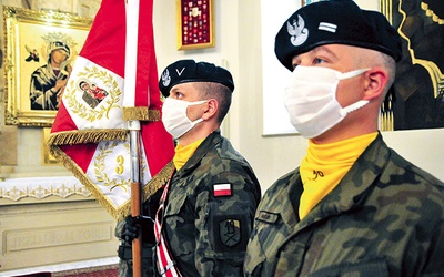 ▲	Pierwsza część uroczystości miała miejsce w parafii cywilno-wojskowej pod wezwaniem Niepokalanego Poczęcia NMP w Lublinie.