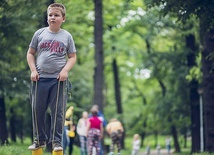 ▲	Zajęcia są okazją do dobrej zabawy, przez którą maluchy uczą się  m.in. koordynacji ruchowej.