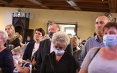 Modlitwa przy trumnie śp. ks. kan. Jana Krysty w Lipowej