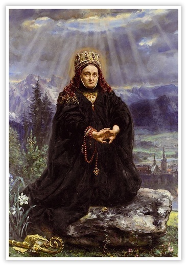 Jan Matejko "Święta Kinga", olej na płótnie, 1892 r. Muzeum Żup Krakowskich Wieliczka