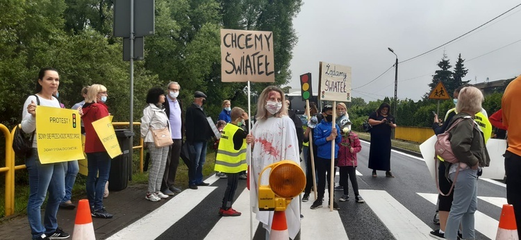 Protest w Świerklańcu