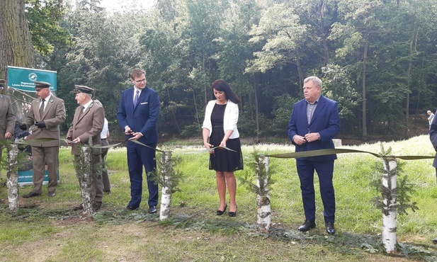 Toszek. Otwarto nowy zbiornik retencyjny Ciochowice