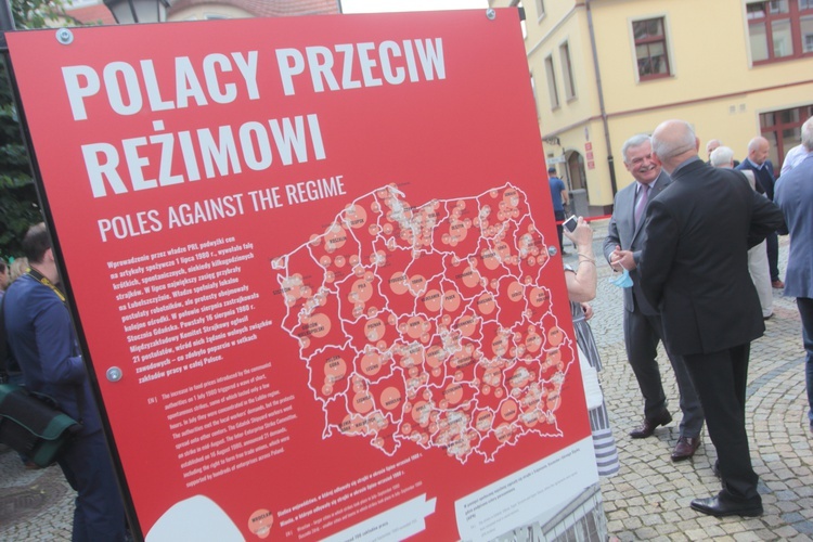 Wernisaż wystawy "Tu rodziła się Solidarność"