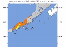 Potężne trzęsienie ziemi na Alasce