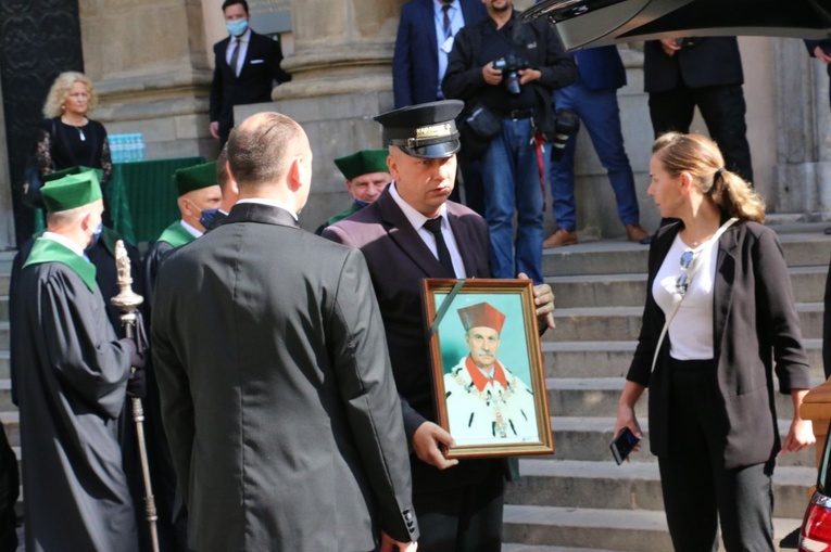 Uroczystości pogrzebowe prof. Franciszka Ziejki