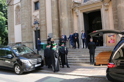 Uroczystości pogrzebowe prof. Franciszka Ziejki