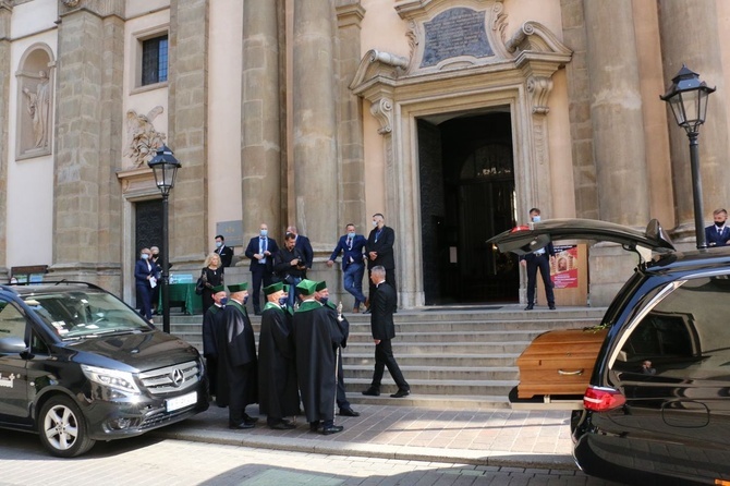 Uroczystości pogrzebowe prof. Franciszka Ziejki