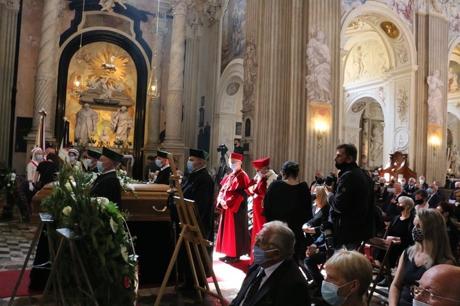 Uroczystości pogrzebowe prof. Franciszka Ziejki