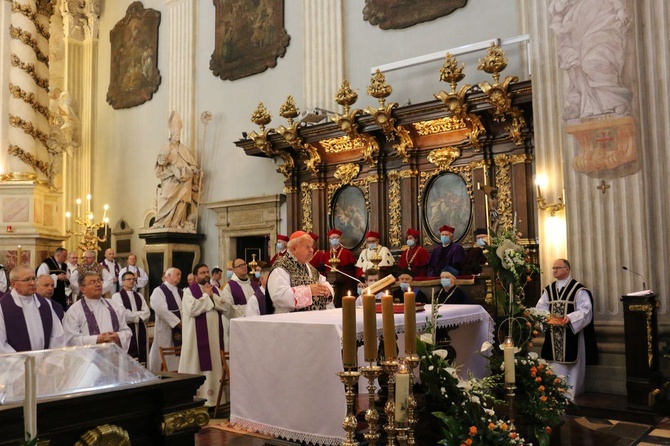 Uroczystości pogrzebowe prof. Franciszka Ziejki