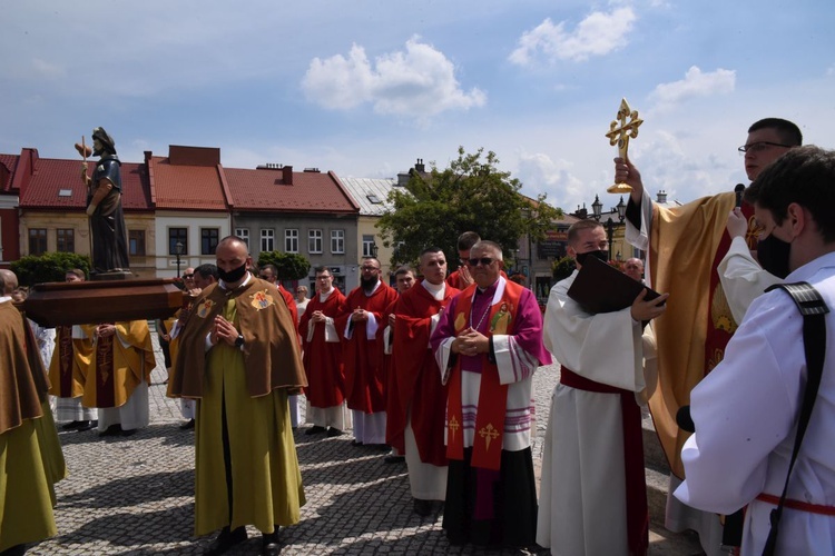 Błogosławieństwo relikwiami św. Jakuba.