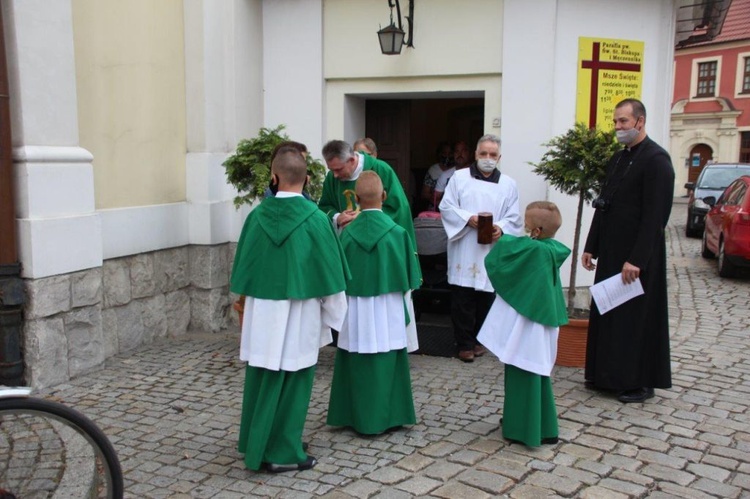 Poświęcenie samochodów we Wschowie