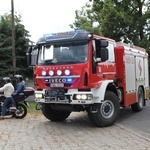 Motocykliści u św. Walentego w Lubiążu