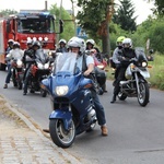 Motocykliści u św. Walentego w Lubiążu