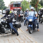 Motocykliści u św. Walentego w Lubiążu