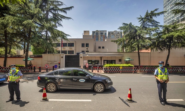 Chiny przejęły budynek konsulatu USA w Czengdu