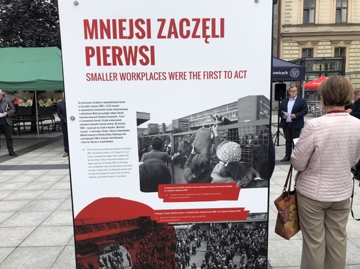 Bielska wystawa IPN na 40. rocznicę powstania "Solidarności" - 2020