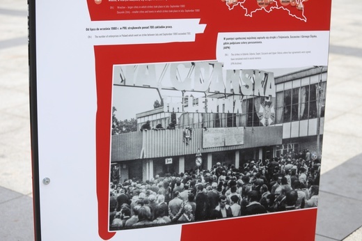 Bielska wystawa IPN na 40. rocznicę powstania "Solidarności" - 2020