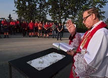 Błogosławieństwo pracowników, pojazdów i maszyn.