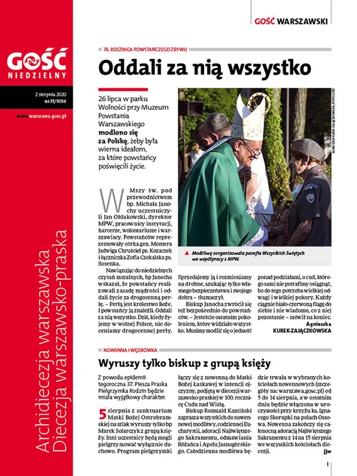Gość Warszawski 31/2020