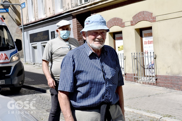 Pożegnanie pieszych pątników pieszej pielgrzymki na Jasną Górę