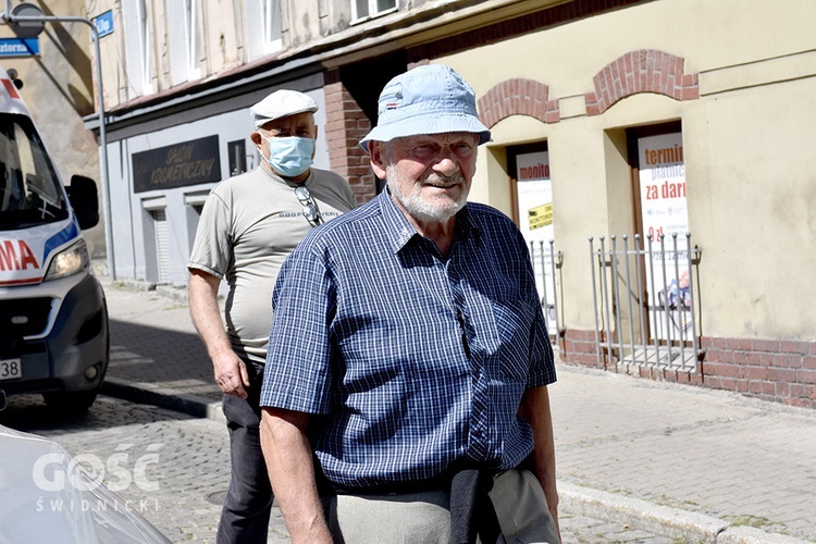 Pożegnanie pieszych pątników pieszej pielgrzymki na Jasną Górę