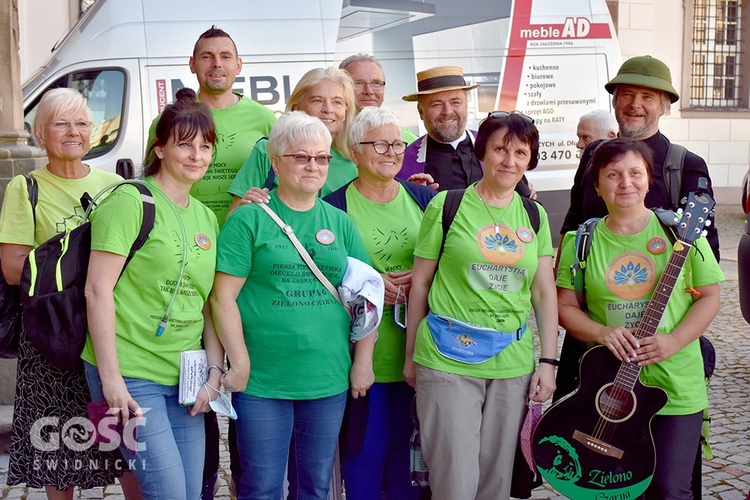 Pożegnanie pieszych pątników pieszej pielgrzymki na Jasną Górę