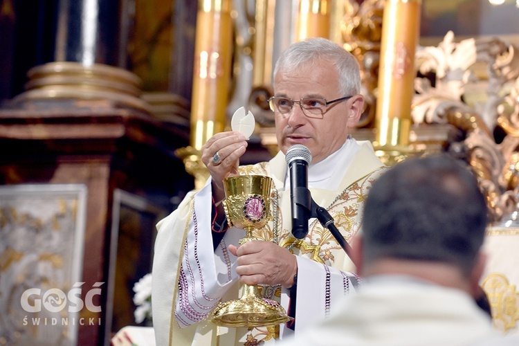 Pożegnanie pieszych pątników pieszej pielgrzymki na Jasną Górę