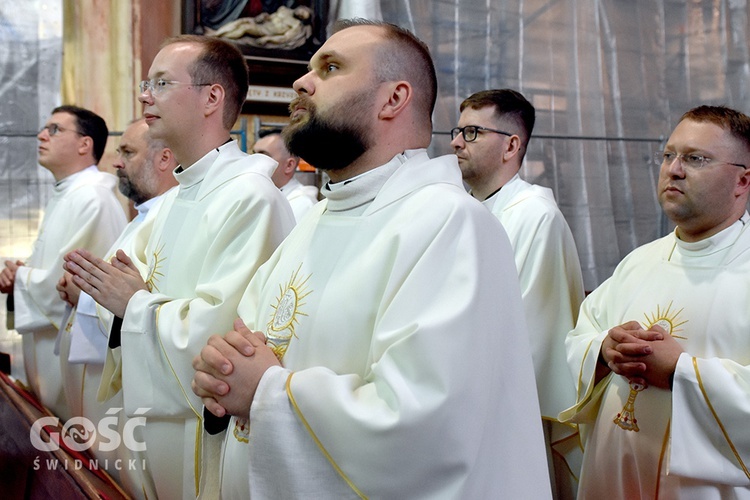 Pożegnanie pieszych pątników pieszej pielgrzymki na Jasną Górę