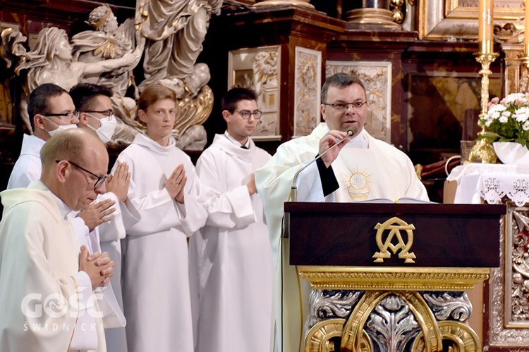 Pożegnanie pieszych pątników pieszej pielgrzymki na Jasną Górę