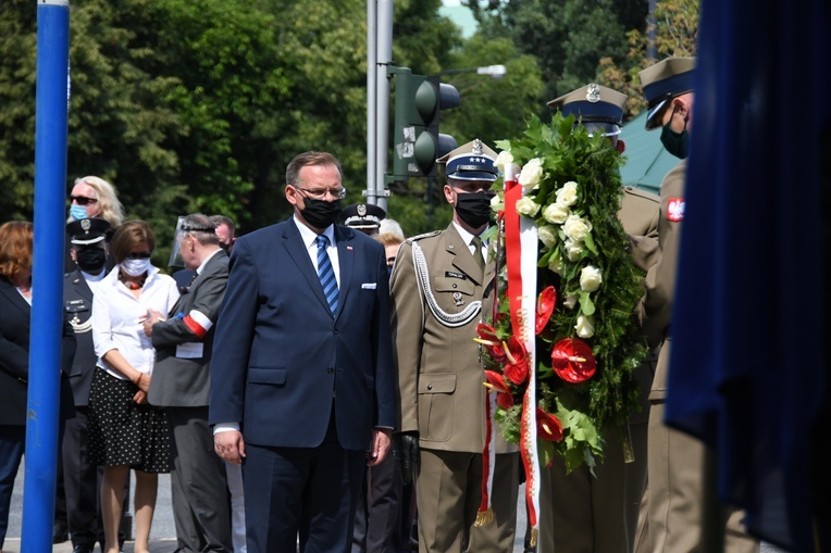 Odsłonięcie pomnika Agatona na Powiślu