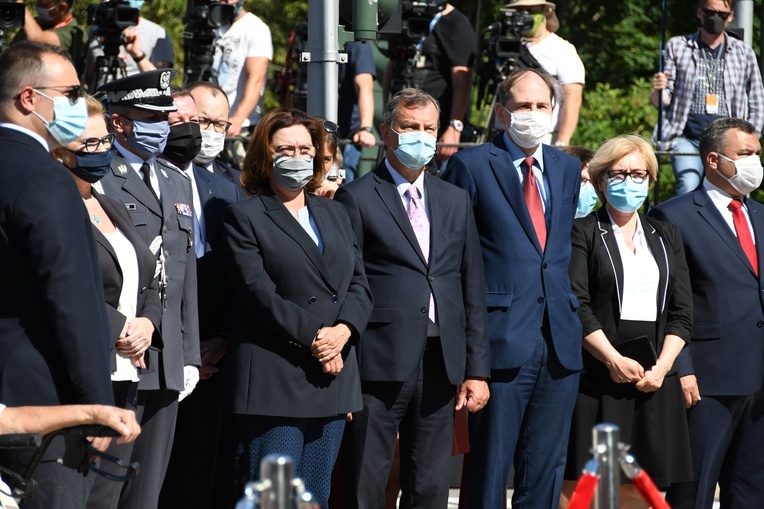 Odsłonięcie pomnika Agatona na Powiślu