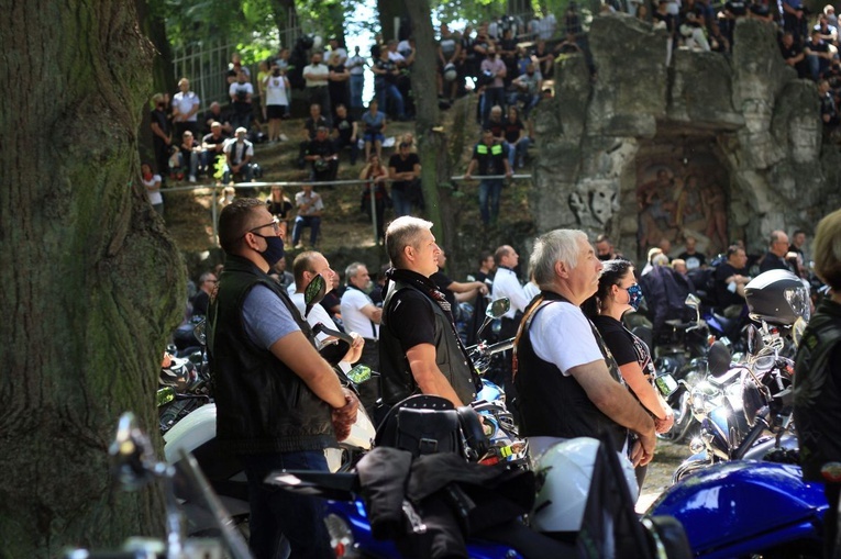 Pielgrzymka motocyklistów na Górę Świętej Anny
