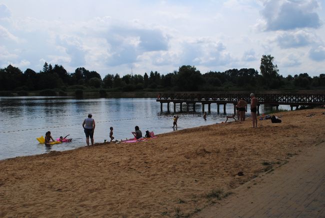 Zaklików. Wypoczynek nad zalewem