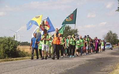 Pierwszego dnia wędrowała grupa z Legnicy, czyli nr 4.