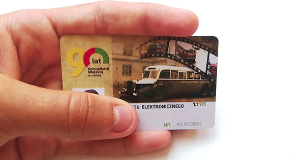 ▲	Karta zostanie zakodowana na bilecie elektronicznym.