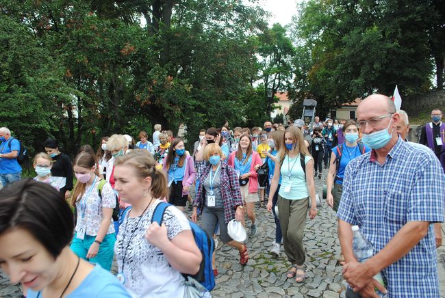 Sandomierz. Pielgrzymka na Jasną Górę