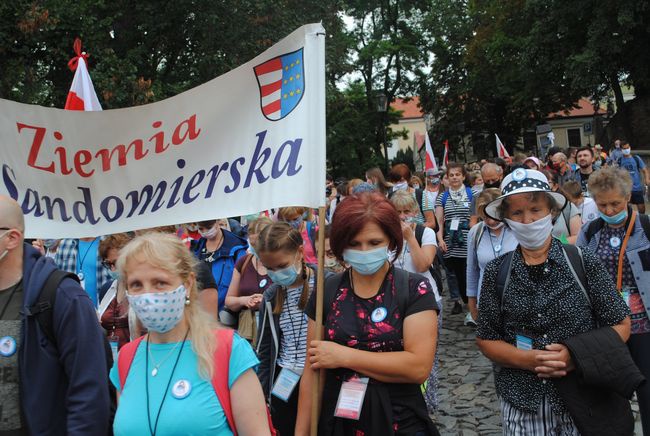 Sandomierz. Pielgrzymka na Jasną Górę