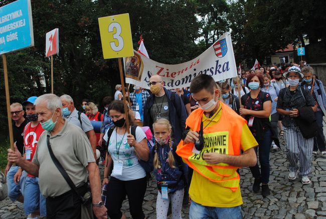 Sandomierz. Pielgrzymka na Jasną Górę