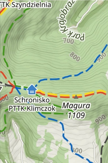 Zielonym szlakiem na Klimczok
