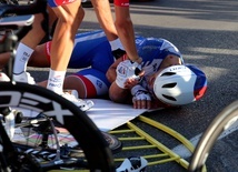 Tour de Pologne: Łącznie czterech kolarzy w szpitalach