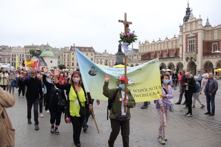 Rozpoczęcie 40. Pieszej Pielgrzymki Krakowskiej - cz. 1