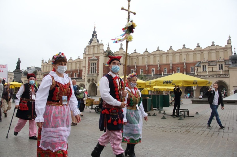 Rozpoczęcie 40. Pieszej Pielgrzymki Krakowskiej - cz. 1
