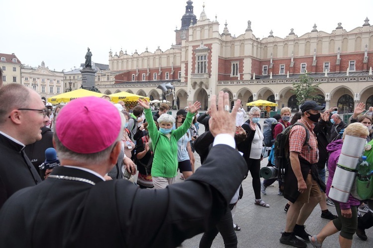 Rozpoczęcie 40. Pieszej Pielgrzymki Krakowskiej - cz. 1