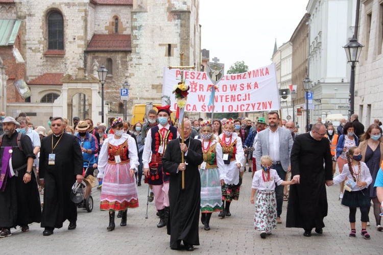 Rozpoczęcie 40. Pieszej Pielgrzymki Krakowskiej - cz. 1