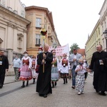 Rozpoczęcie 40. Pieszej Pielgrzymki Krakowskiej - cz. 1