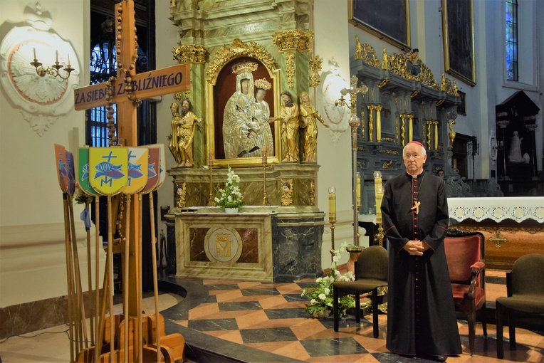 ŁPPM na Jasną Górę - Apel w lowickiej katedrze.
