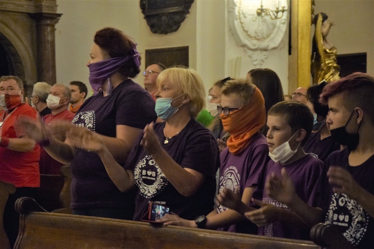 ŁPPM na Jasną Górę - Apel w lowickiej katedrze.