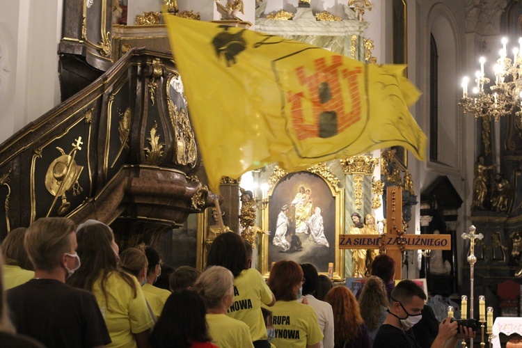 ŁPPM na Jasną Górę - Apel w lowickiej katedrze.