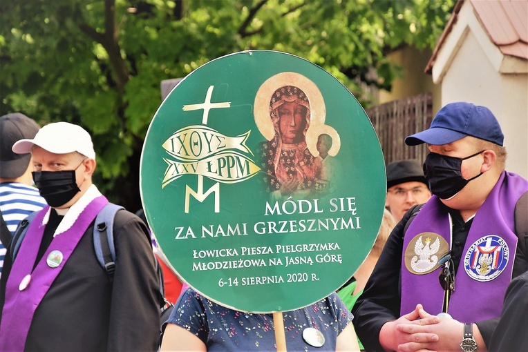 ŁPPM na Jasną Górę - Msza św. w Łowiczu